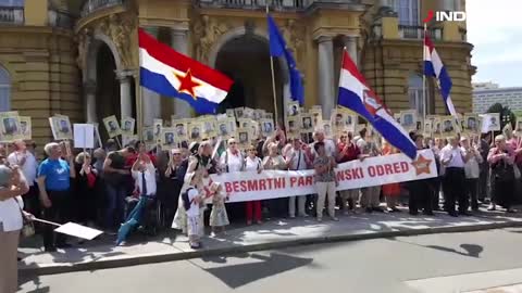Partizani se okupili ispred HNK u Zagrebu