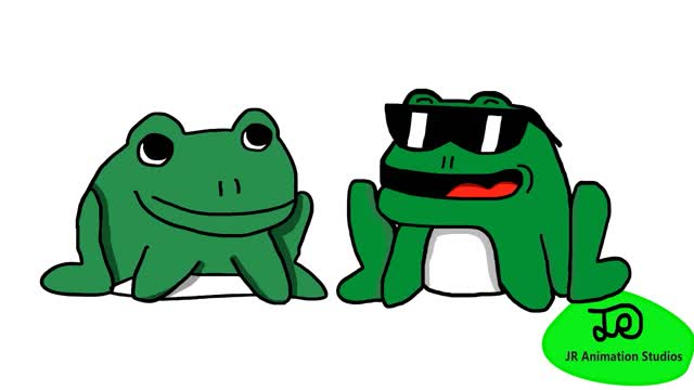 Two Frogs Vibing!