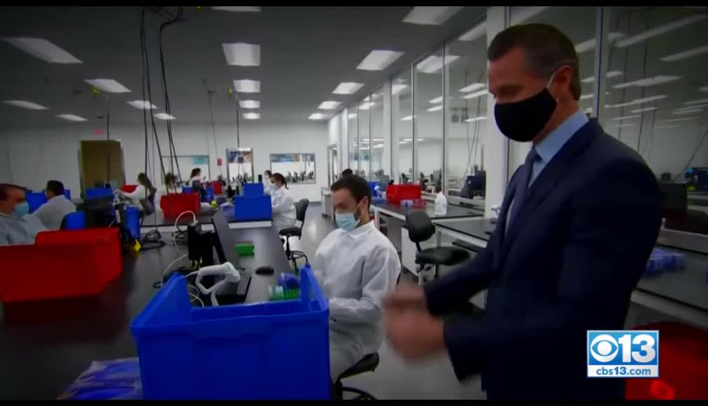 Another Gov. Newsom Huge Mistake - 1.7 Billion No Bid Lab Contract