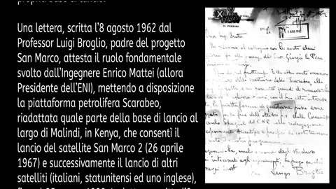 Lettera di Broglio a Mattei