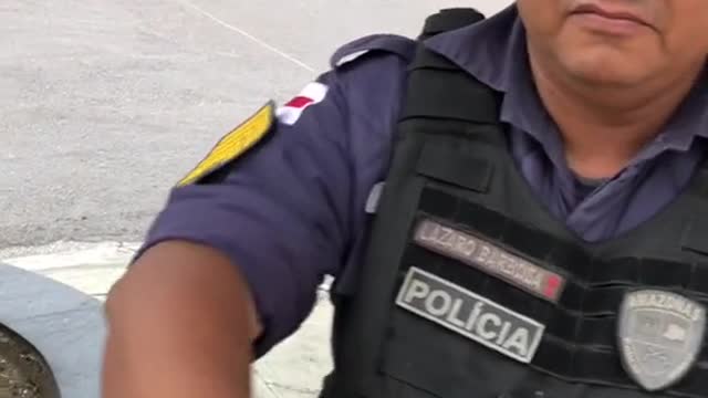 Look at the reaction of the police