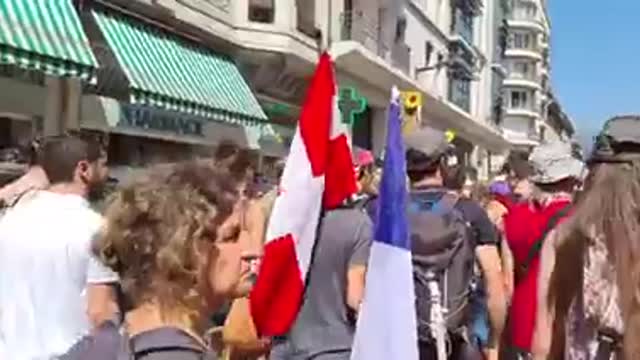 Manifestation Annecy le 14 08 2021