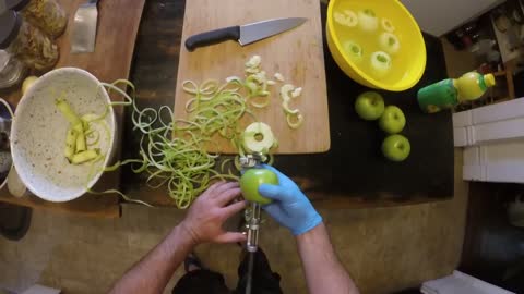 Satisfying Apple Peal and Slicer