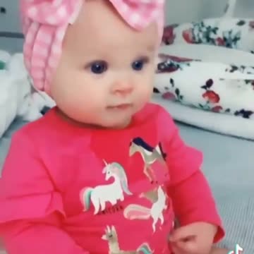 Cute outfit of cute baby girl