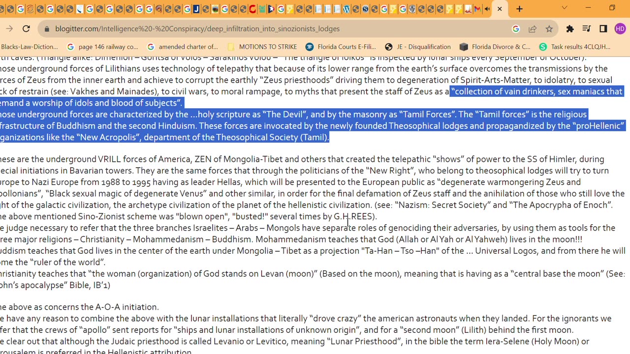 A SECRET ARMY IS BEING SHIPPED IN ACROSS THE BORDER, cabalistic six pointed “Star of Solomon”