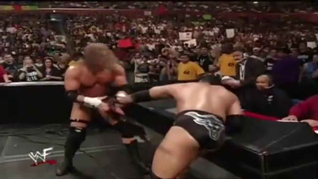 WWE Triple H vs The Rock