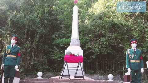 В Абхазии прошла торжественная церемония перезахоронения останков двух Советских бойцов