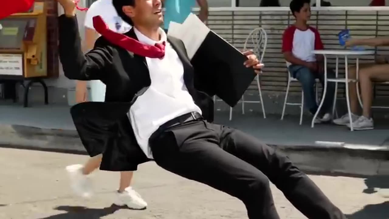 Street Performer Defies the Laws of Physics in this Amazing Performance