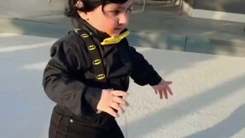 Beautiful and cute baby walking.Tiktok video.