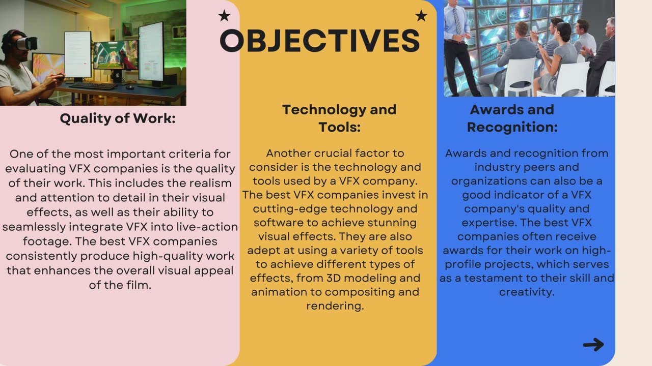 Criteria for the Best VFX Companies