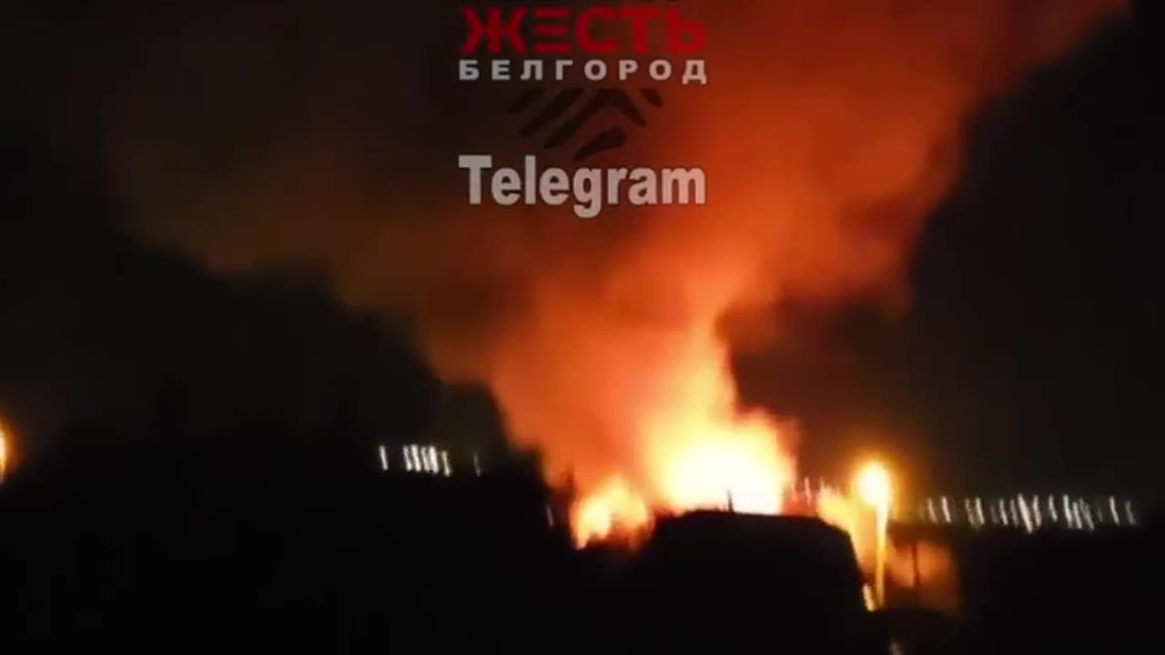 🚀🇺🇦 Ukraine Russia War | Fire After Reported Explosion in Belgorod, Russia | RCF