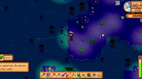 Stardew Valley - pescando y peleando en Madriguera de los bichos mutantes