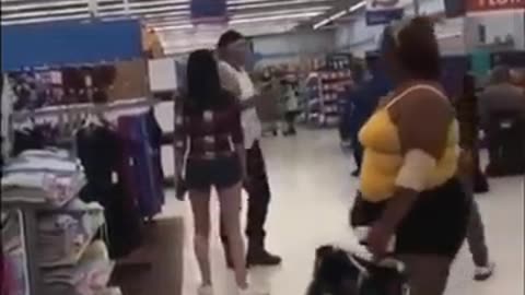 Another Walmart Fight caught on camera