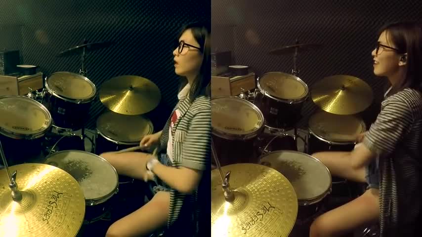 S White Tawainese Female Drummer -Cover