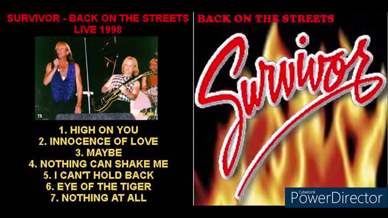 Survivor Live 1998 Back On The Street Tour