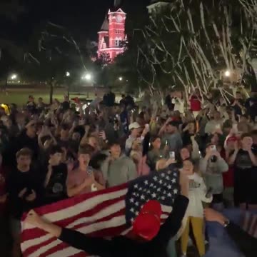 Auburn Students Celebrate Trump Victory