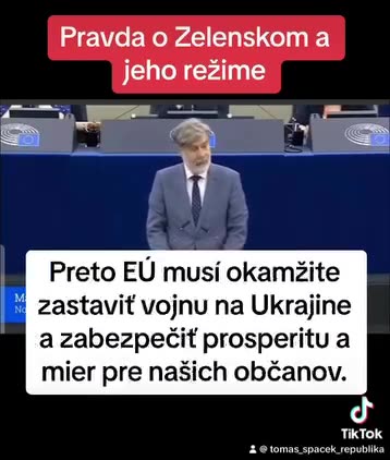 Vystoupení holandského europoslance Marcela de Graaffa v EP v Ukrajině