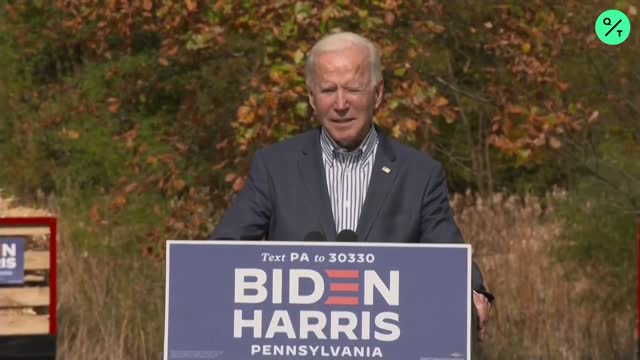 Biden says "I won't ban Fracking"