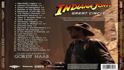 Indiana Jones and the Great Circle (Original Video Game Soundtrack) Album.