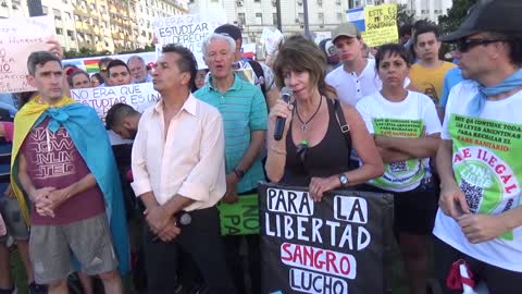 Marcha en contra del pase sanitario en Argentina: 8 de enero de 2022 ( 7 )