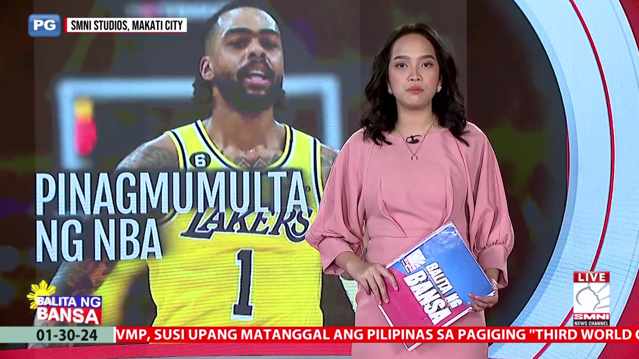 D'Angelo Russel ng Lakers, pinagmumulta ng $15-K