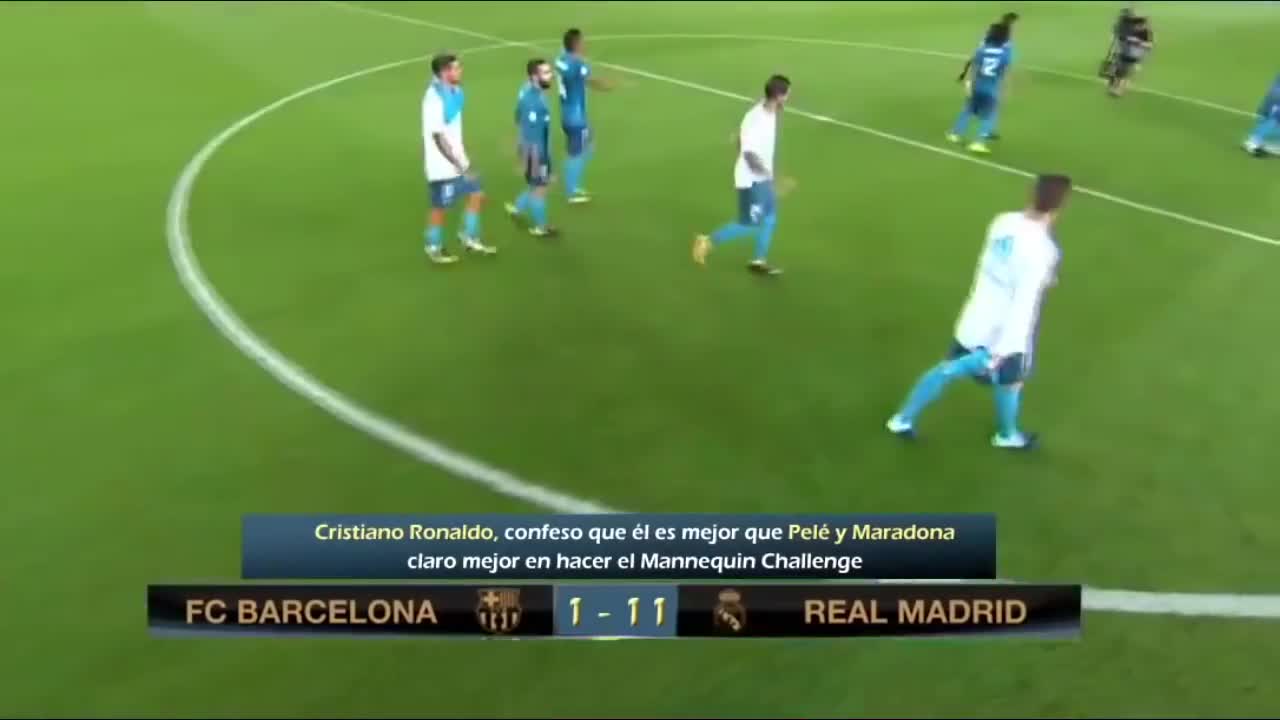 AMAZING!!! REAL MADRID 11-1 BARCELONA (EL CLASICO 2017)