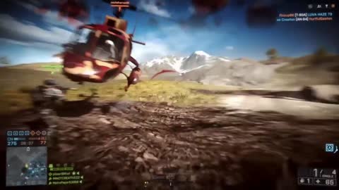 Battlefield 4 shooting down helicopters 1