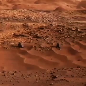 ootage from the curiosity rover of Martian wind