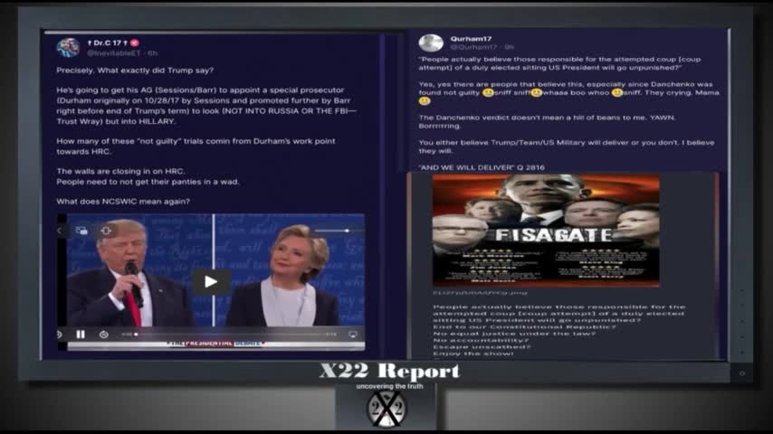 X22 Report vom 19.10.2022 - Trump bestätigt den Weg nach vorn