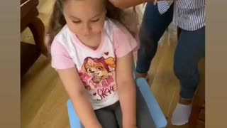 Glimpse of making a braid
