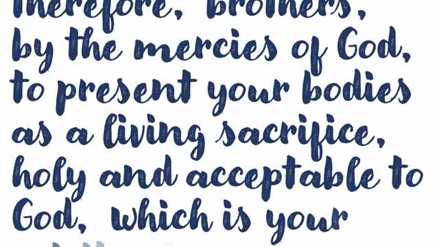 Romans 12:1