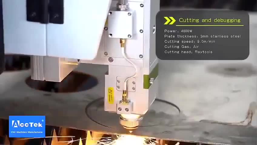 4kw laser cutting machine for 3mm stainless steel ,high precision work