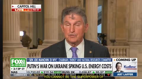 Manchin On Energy Independence