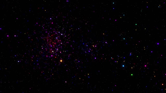 PARTICLE SPACE MOVING