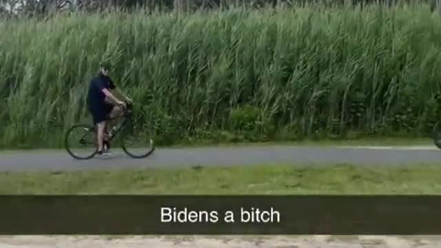 Hey Biden, "where are ya f***** training wheels at?!"