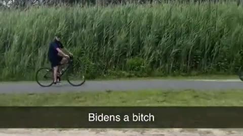 Hey Biden, "where are ya f***** training wheels at?!"