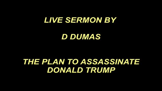 THE PLAN TO ASSASSINATE DONALD TRUMP