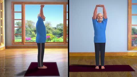 Yoga with Modi Tadasana English