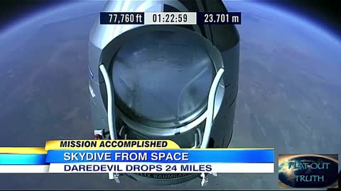 Felix's flat land test jump vs the televised version