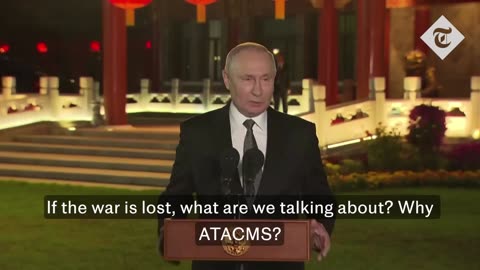 Putin invites Biden 'for tea' as US-supplied ATACMS arrive in Ukraine