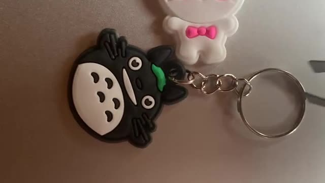 Key Pendant - perfect match for black and white cats