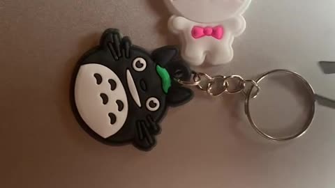 Key Pendant - perfect match for black and white cats