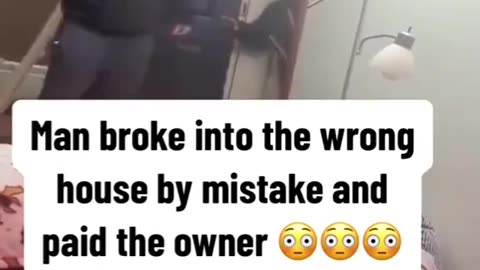 Man Breaks Into House Pays For Damages