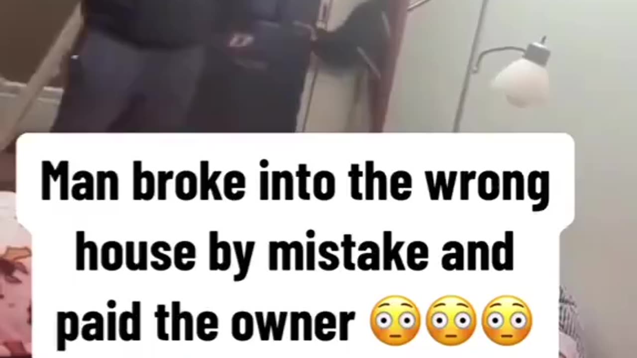 Man Breaks Into House Pays For Damages