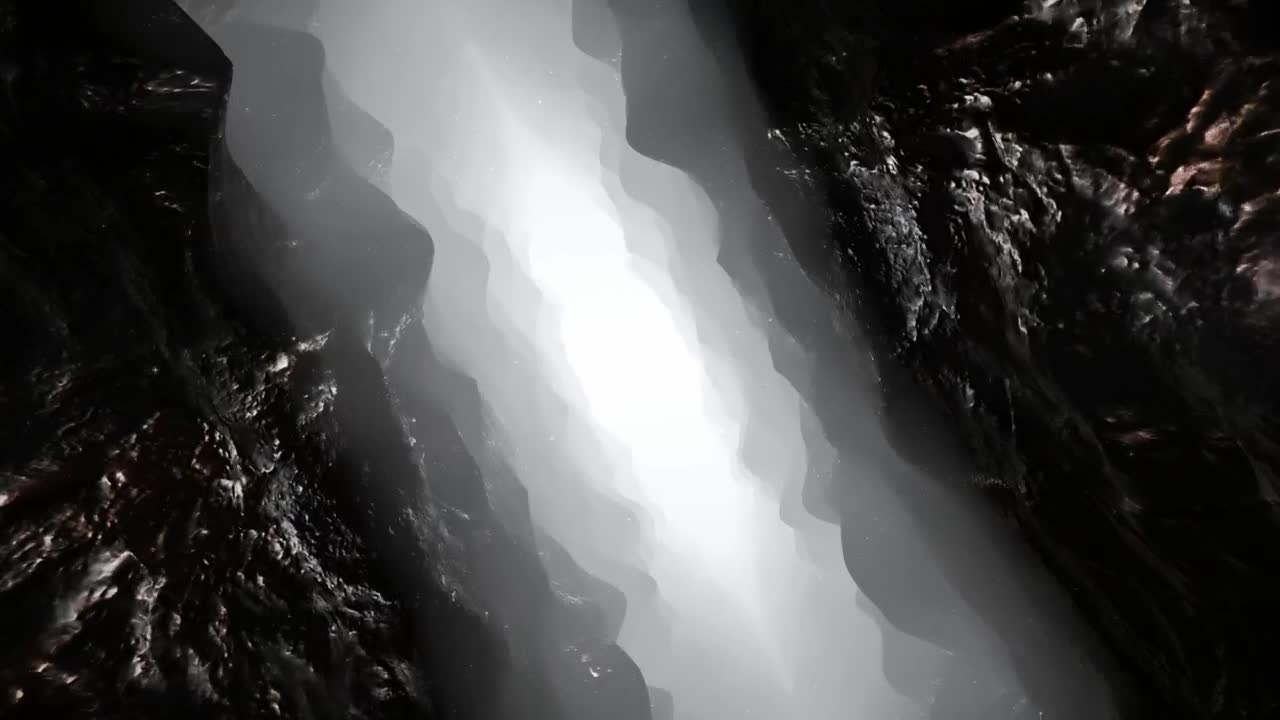Traveling in a foggy cave