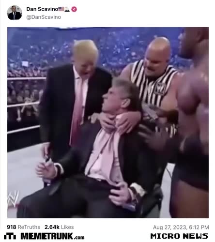 Vincent Kennedy McMahon & Trump WWE