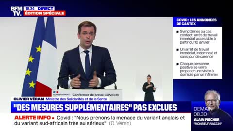 Olivier Véran sur les effets indésirables du vaccin