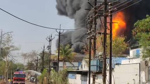 BIG FIRE IN MIDC JALGAON