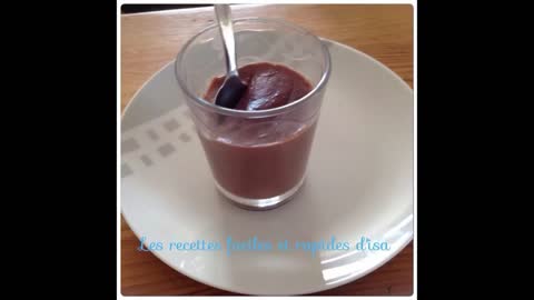 RECETTE DE LA CREME AUX CHOCOLAT FACILE ET RAPIDE