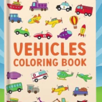 Vehicles Coloring Book